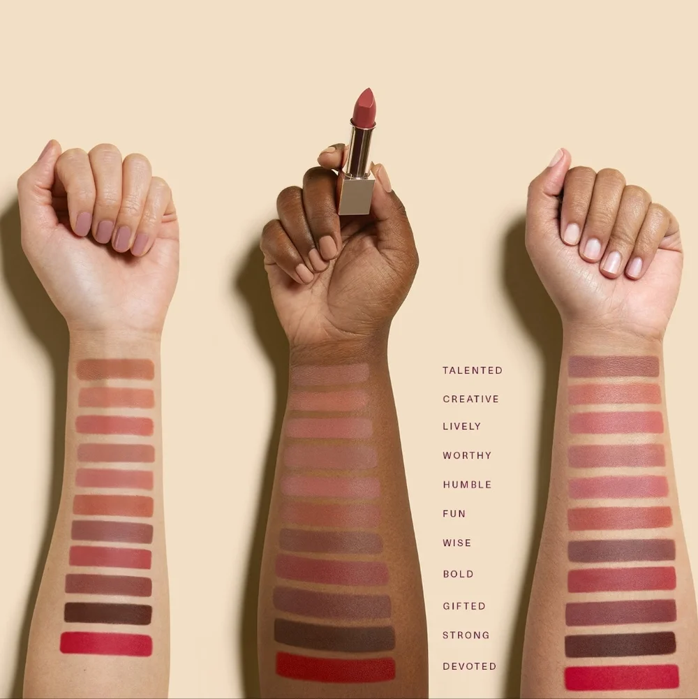 Rare Beauty Kind Words Matte Lipstick Talented Neutral Beige Brand New In Box